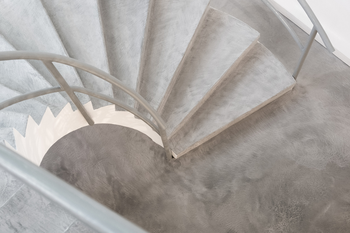 Minimalist interior staircase